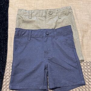 Kids Navy and Khaki Shorts Set